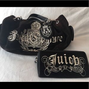 Vintage juicy couture purse and wallet combo